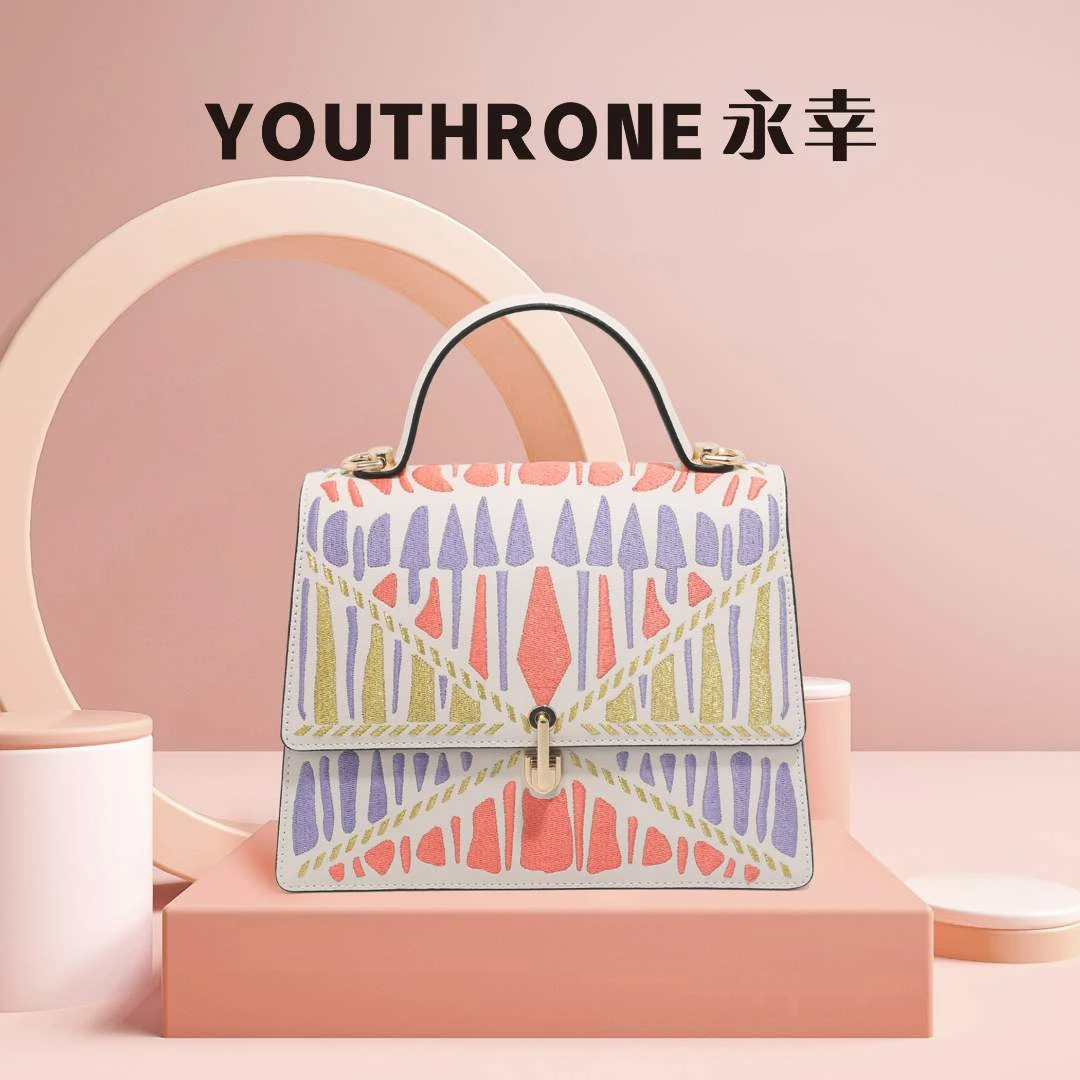 永幸YOUTHRONE中国风秋冬女士手拎包气质百搭大容量单肩斜挎包