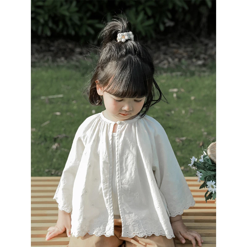 清 幼悠  X2882  满副小绣花可爱潮流洋气半身裙