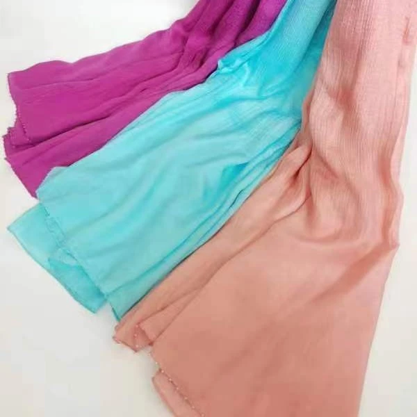 丝若水真丝丝巾长巾100%桑蚕丝冠乐皱舒适奢华透气蓬松