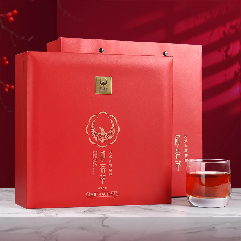 鹏翔鹏翔颜茶萃·速溶红茶精美礼盒冲泡方便萃取花香甜香蜜香送礼