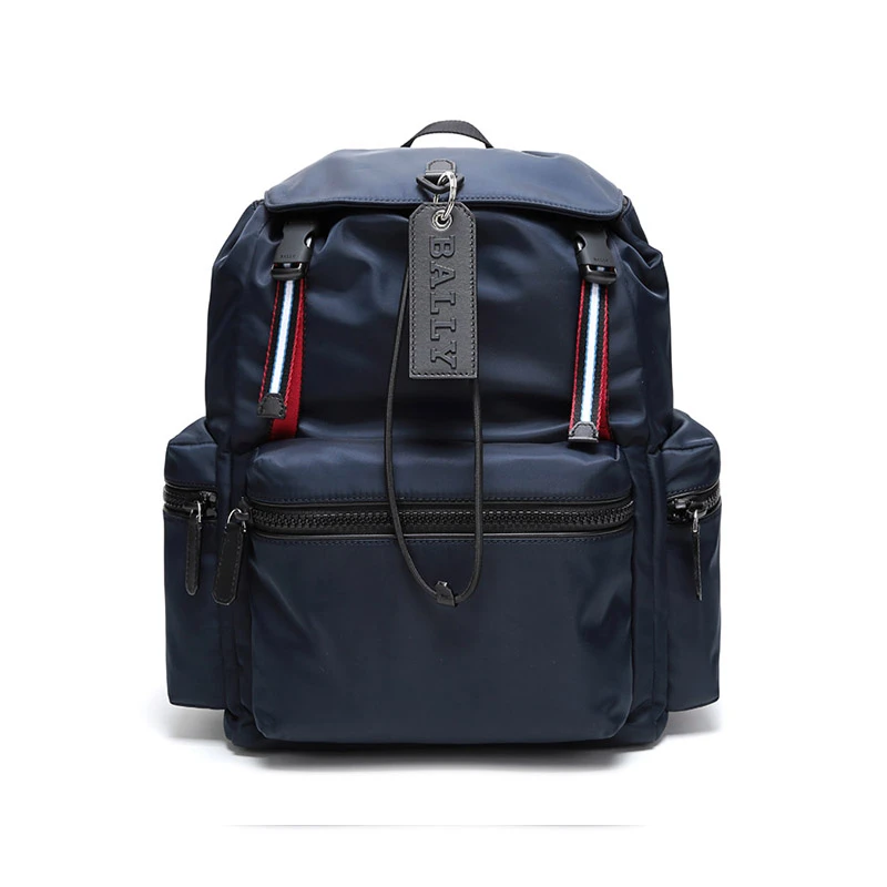 全新未使用 BALLY/巴利 男士大容量手提双肩包背包电脑包CREW T