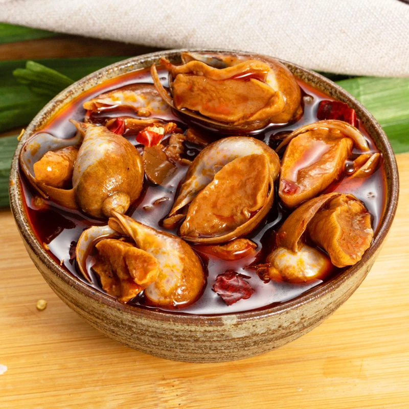香辣麻辣鲍螺腌制老婆脚即食盒装小海鲜熟食