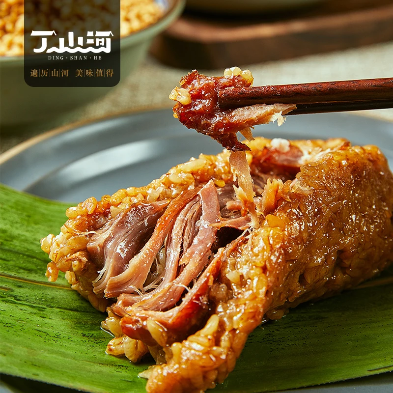 【丁山河】150g真空杭味塘栖粽子蛋黄肉粽梅干菜肉粽细沙粽早餐大粽