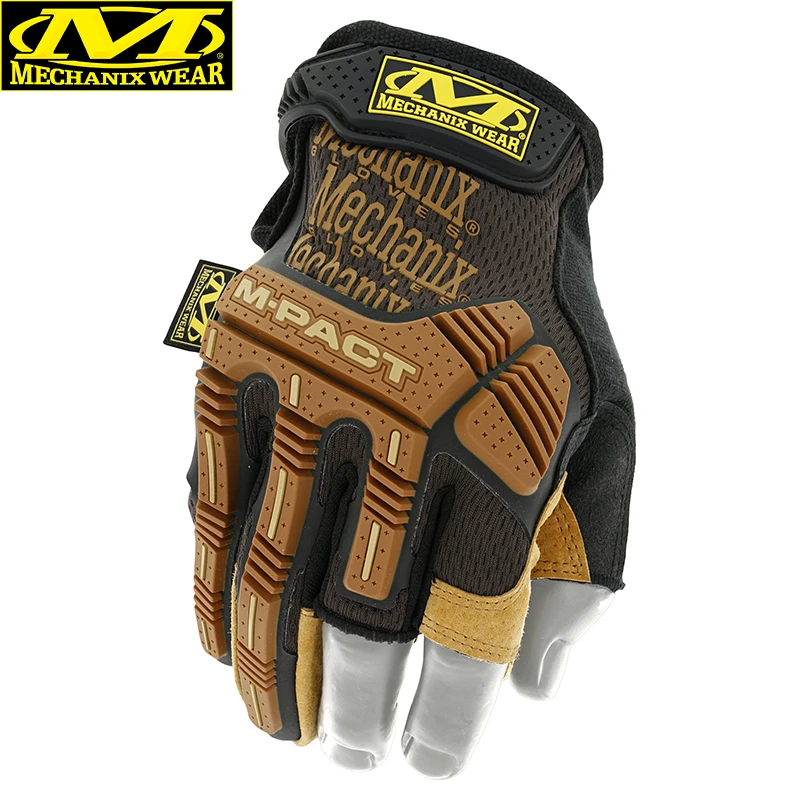 美国mechanix超级技师Framer半指手套男真皮户外骑行露指战术手套