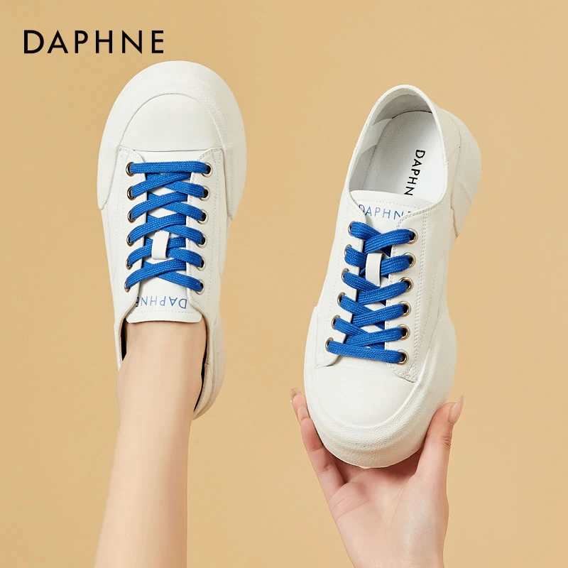 达芙妮女鞋2025秋季女鞋款女士小白鞋软底舒适百搭厚底透气板鞋子