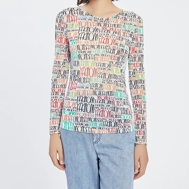 AMASS/阿玛施 秋季新款舒适百搭时尚泫雅衫 5300432