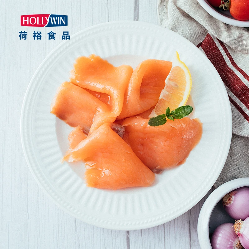 荷裕食品 烟熏三文鱼切片（大西洋鲑）100g 含Ω3
