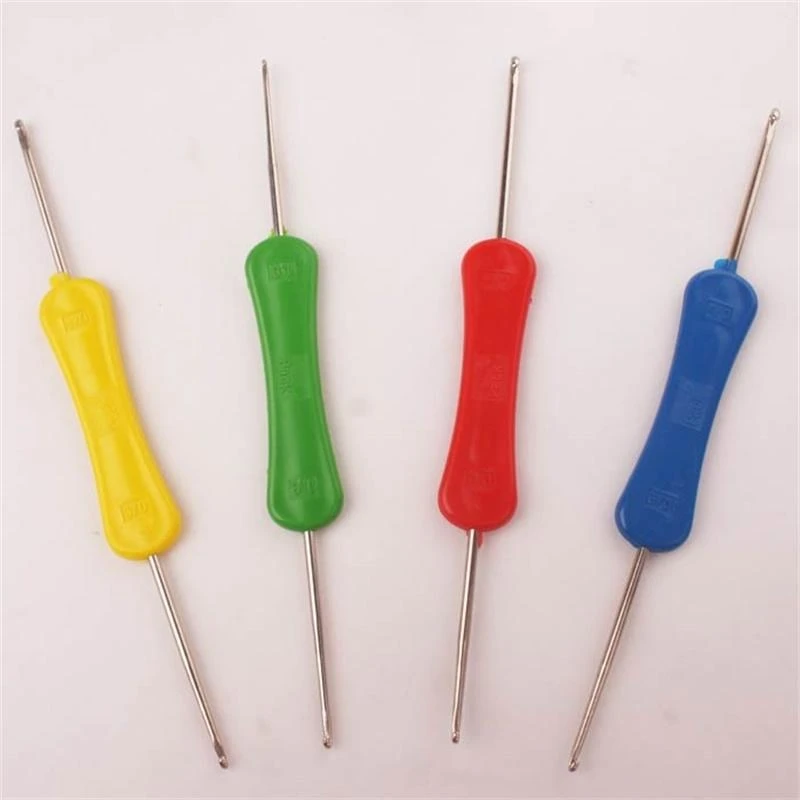 钩织工具手工diy两头双头钩针多种用途圆头编织套装编织家用勾针