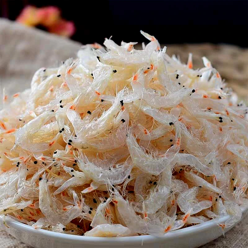 阳江特产 淡干虾皮 紫菜虾皮汤海鲜干货 纯净 250克/500克/袋