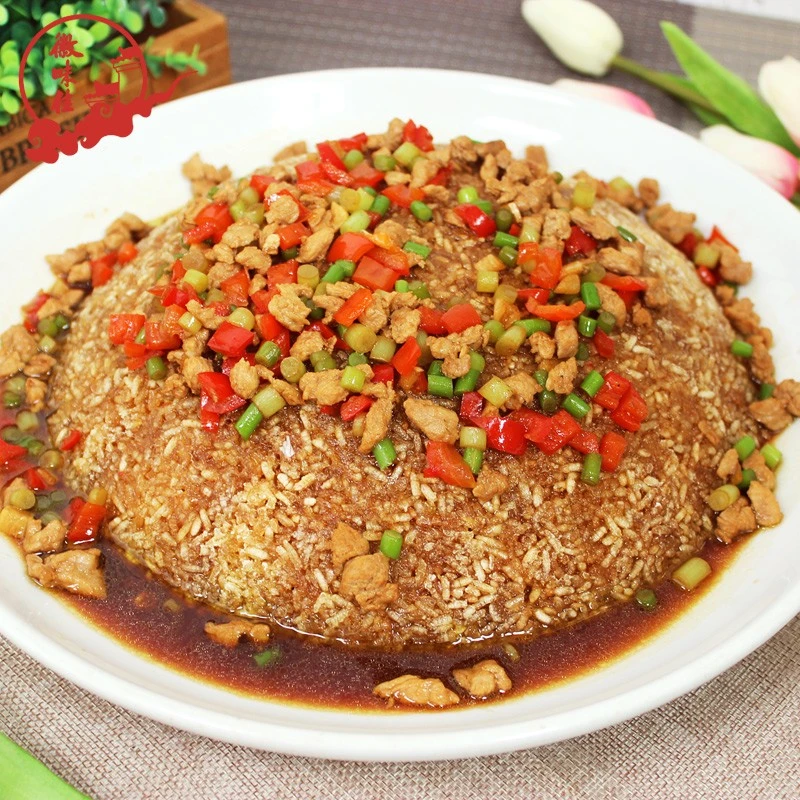 徽味佳农家原味大碗大锅锅巴家庭酒店饭店菜专用10片/箱真空包装