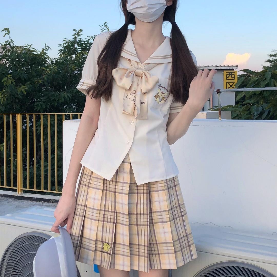 【梗豆物语】三丽鸥联名款布丁狗波点直条领巾