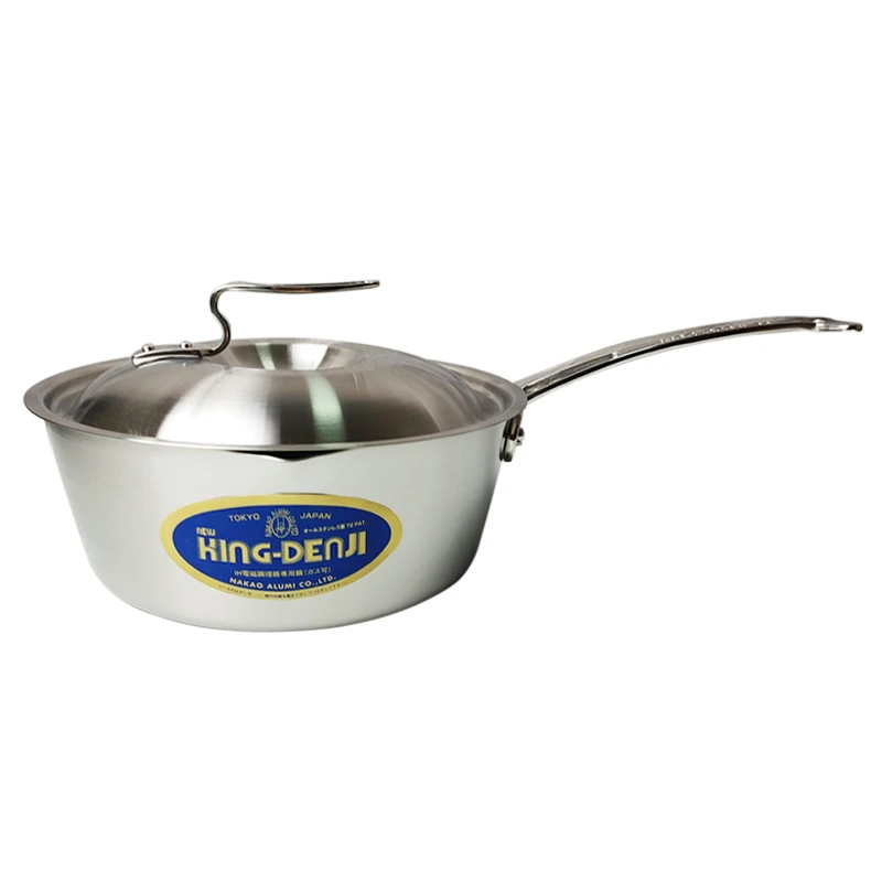 日本nakao中尾雪平锅温莎锅不锈钢煮面锅NEWKING-DENJI奶锅酱汁锅