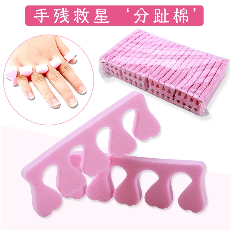 返潮复古分指器工具用品海绵分趾器分指棉脚趾分离指器隔趾棉