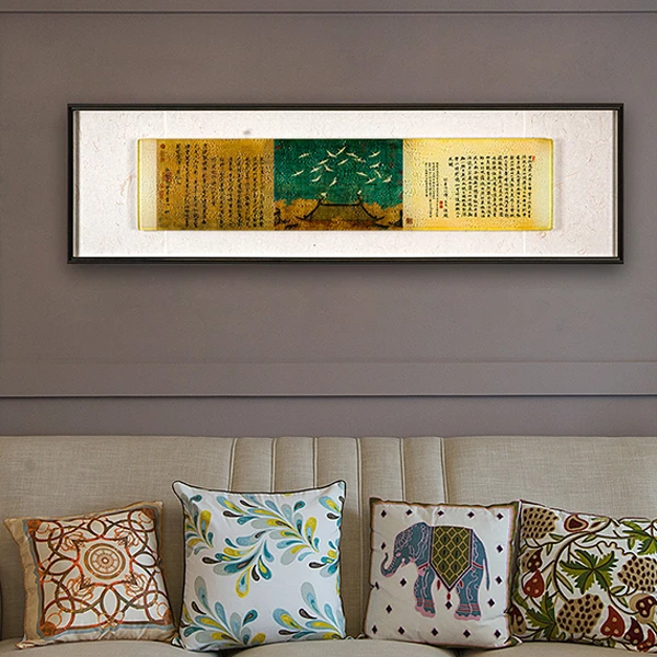 【艺术珍品】宋金千鹤中式装饰画办公室书房茶室客厅卧室装饰画