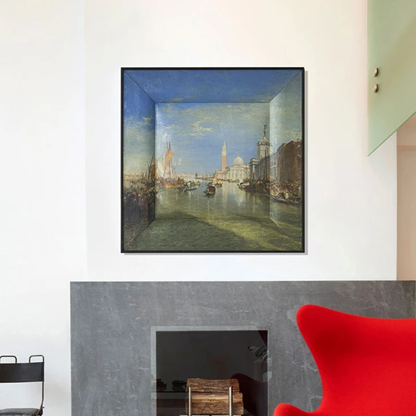 【欧式复古】港湾 欧式美式客厅沙发背景玄关装饰画办公室壁画