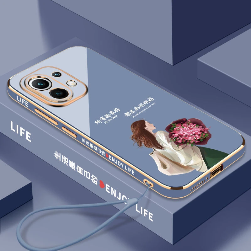 适用小米11手机壳全包女款防摔11Pro硅胶11青春版软壳新款保护套.