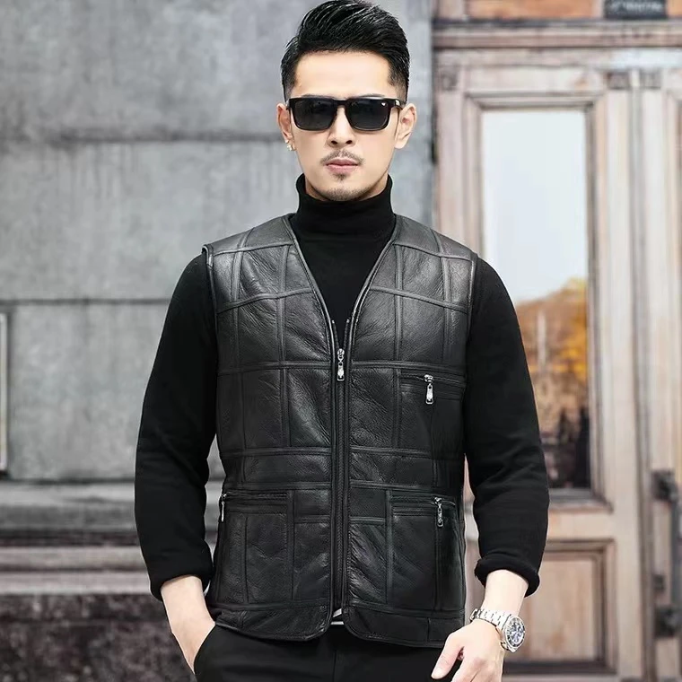 2025男款马甲加厚款上衣秋冬保暖马夹