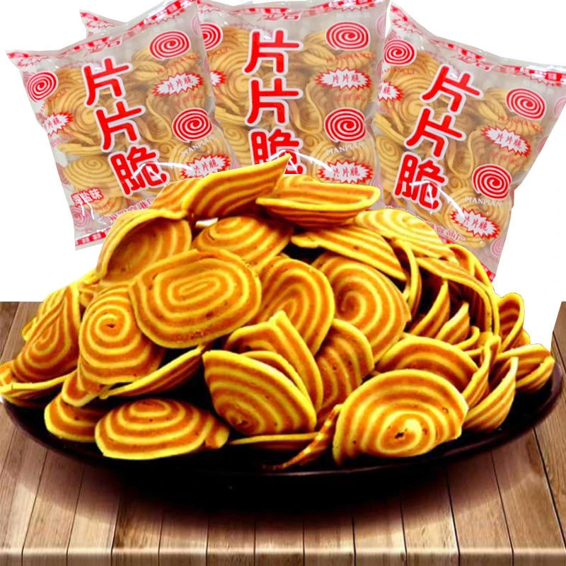 超信片片脆猫耳朵薄脆儿童怀旧80小时候休闲食品小吃儿时膨化零食
