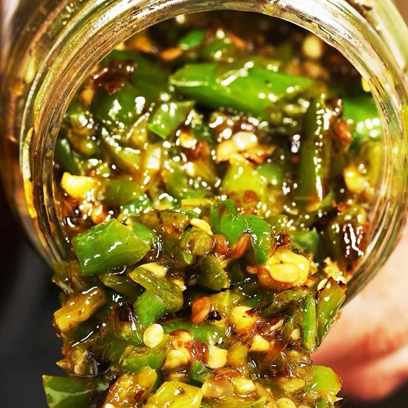 【直播.推荐 】四川烧焦酱下饭菜辣椒酱拌饭菜擂椒酱210/瓶