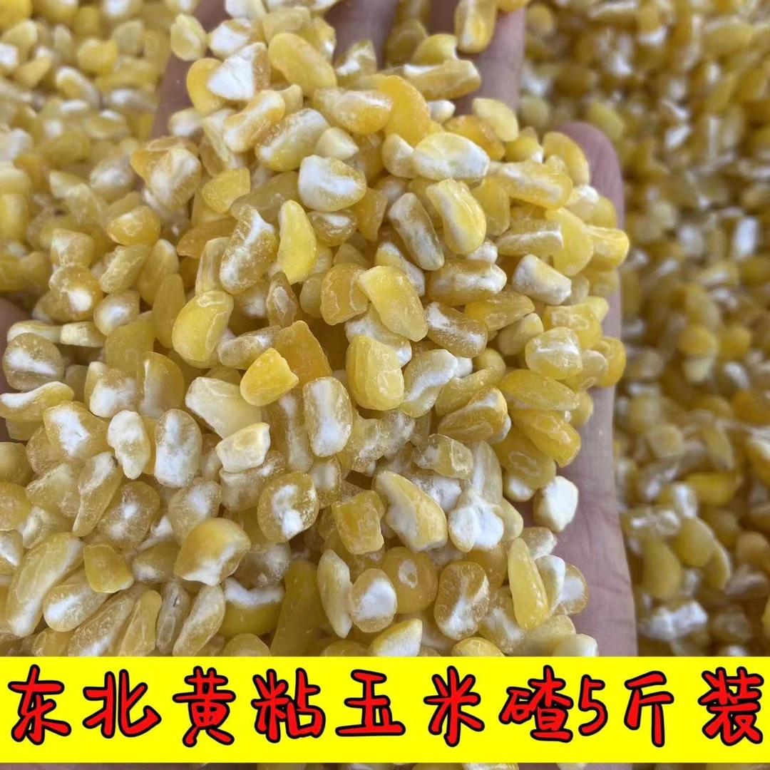 东北黄粘玉米碴 大碴子粘碴子新碴子 5斤起