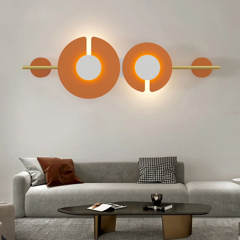 壁画灯装饰客厅沙发背景墙灯创意设计师轻奢卧室床头氛围led壁灯