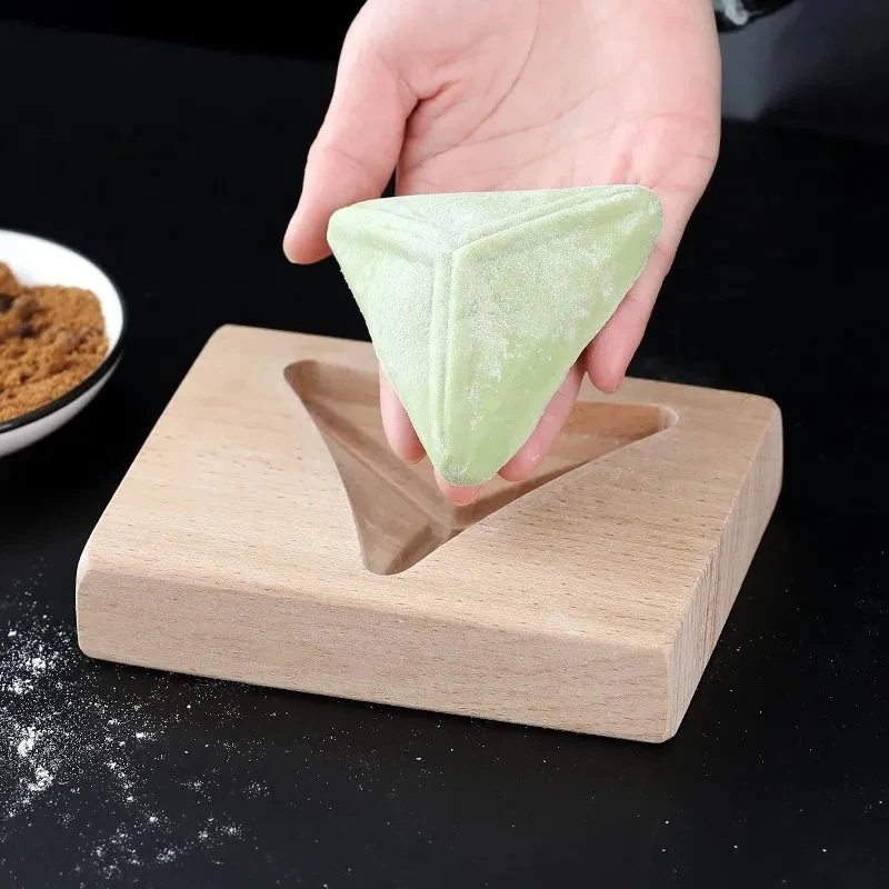 【御慕】木制模具青团DIY清明果糖包糯米果糍粑团子糖三角家用手工