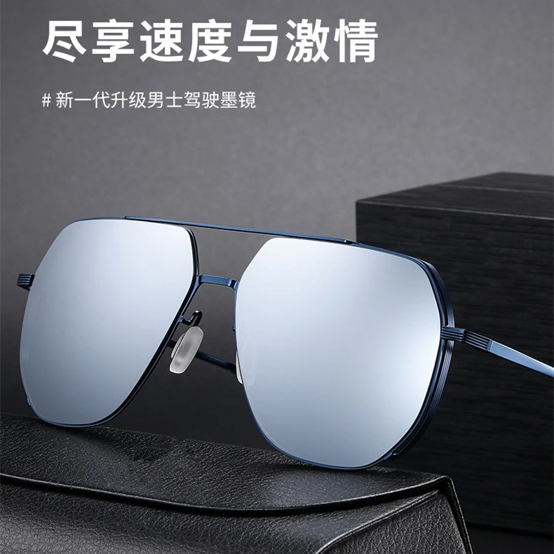 高清尼龙偏光太阳镜2025新款男士开车钓鱼专用眼镜经典飞行员墨镜
