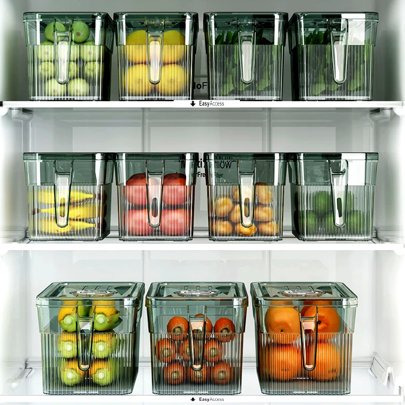 冰箱收纳盒食品级密封保鲜冷冻冷藏专用厨房蔬菜水果鸡蛋储物盒sp