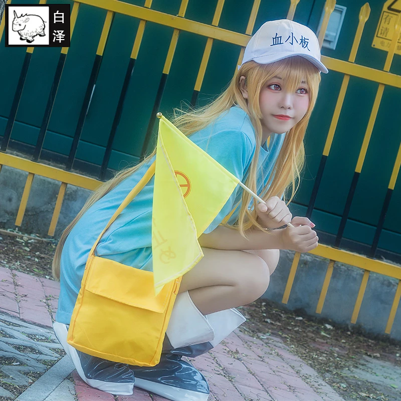 白泽血小板COS服装全套二次元动漫工作细胞cosplay制服女装帽子鞋
