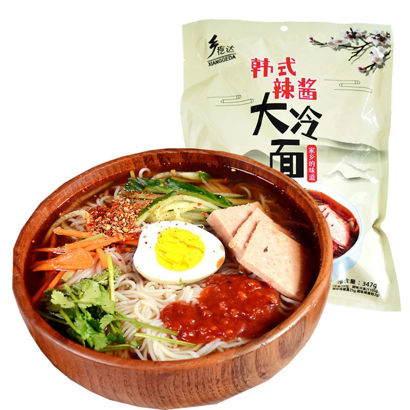 乡疙达韩式辣酱大冷面347g*8袋东北延边朝鲜族美食劲道风味地道