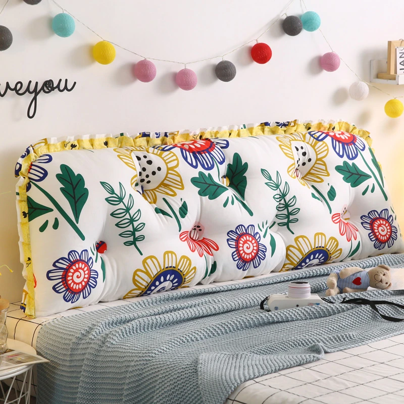 全棉可拆洗款床头软包靠背靠枕靠垫尺寸偏小建议拍大一码