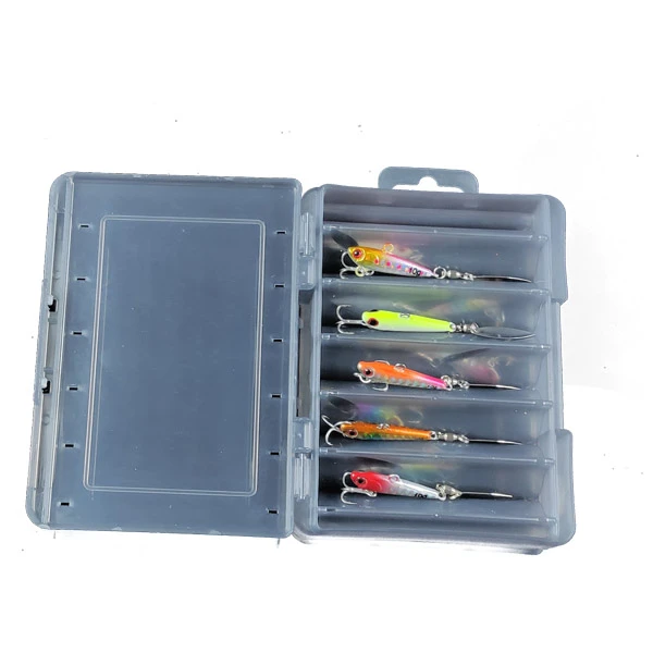 小旋风震动远投旋转亮片海鲈鱼翘嘴VIB假饵5色套装小旋风血槽钩