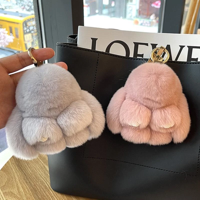 小兔子萌萌兔钥匙扣包挂件