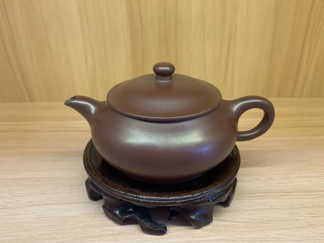 原矿早期老紫泥，明炉壶