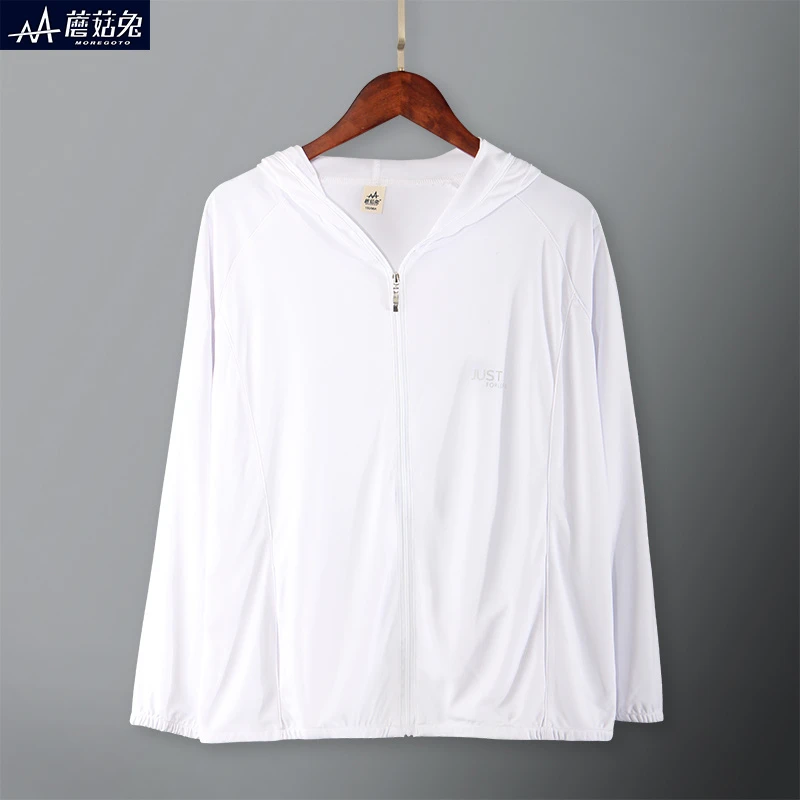 胖男童防晒衣防紫外线薄款6-12岁薄款透气中大童男孩上衣加肥宽松