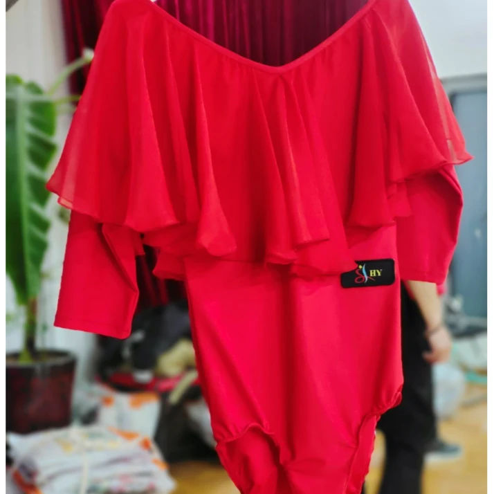 海云丹斯②2022年新款海云丹斯②摩登舞交谊舞连体上衣