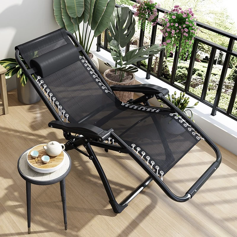 躺椅折叠午休办公室午睡床大人家用休闲懒人沙发靠背老人摇摇椅子