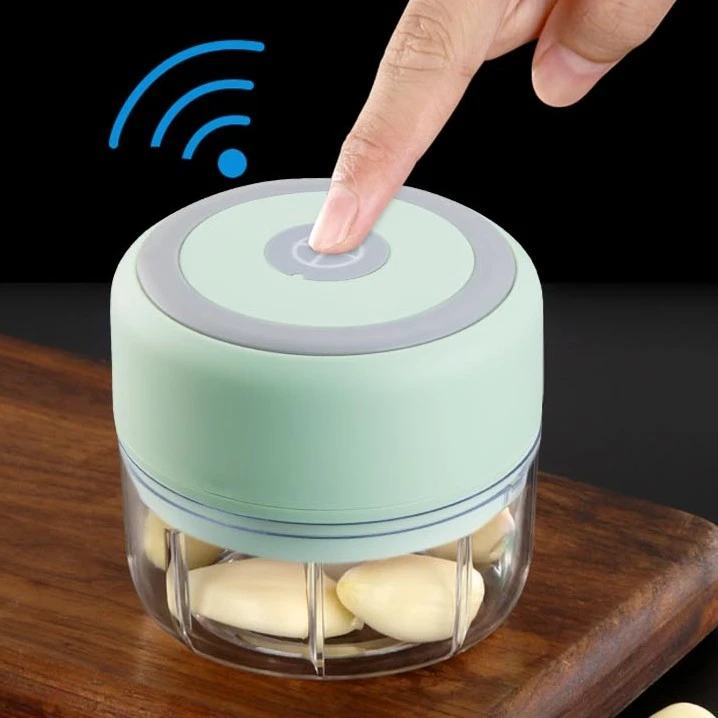 祝氏心宜捣蒜器电动小型打蒜泥打蒜蓉捣碎迷你搅碎机拉大蒜蓉机