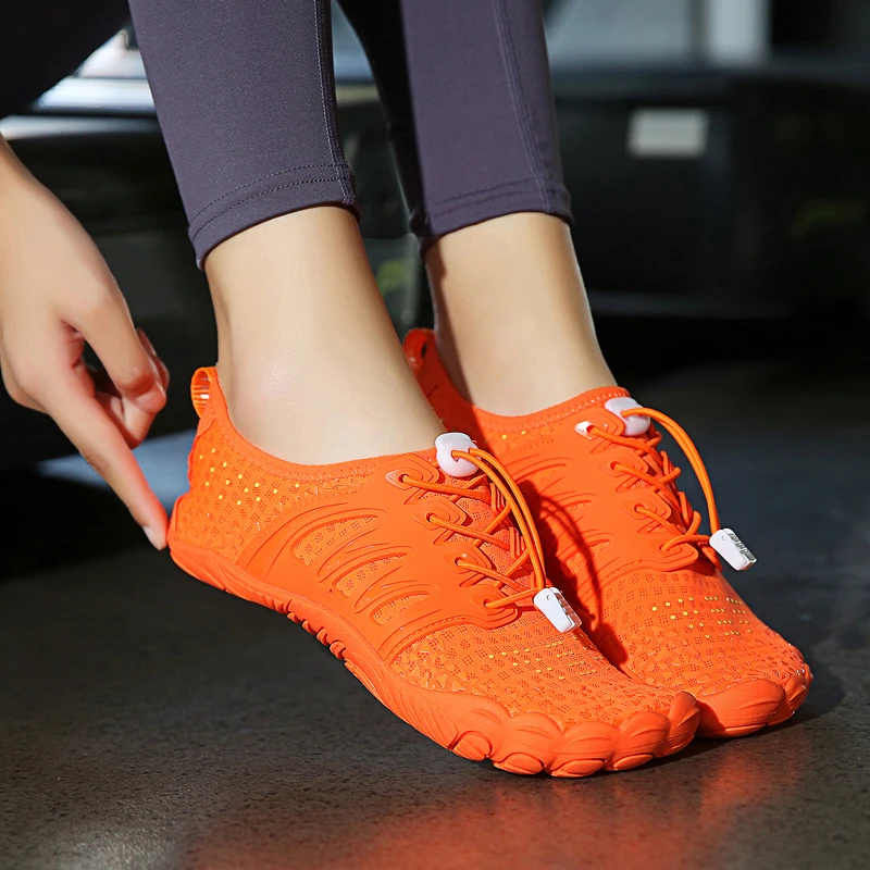 室内健身鞋男女瑜伽鞋减震软底跑步机运动鞋静音跳绳鞋综合训练鞋