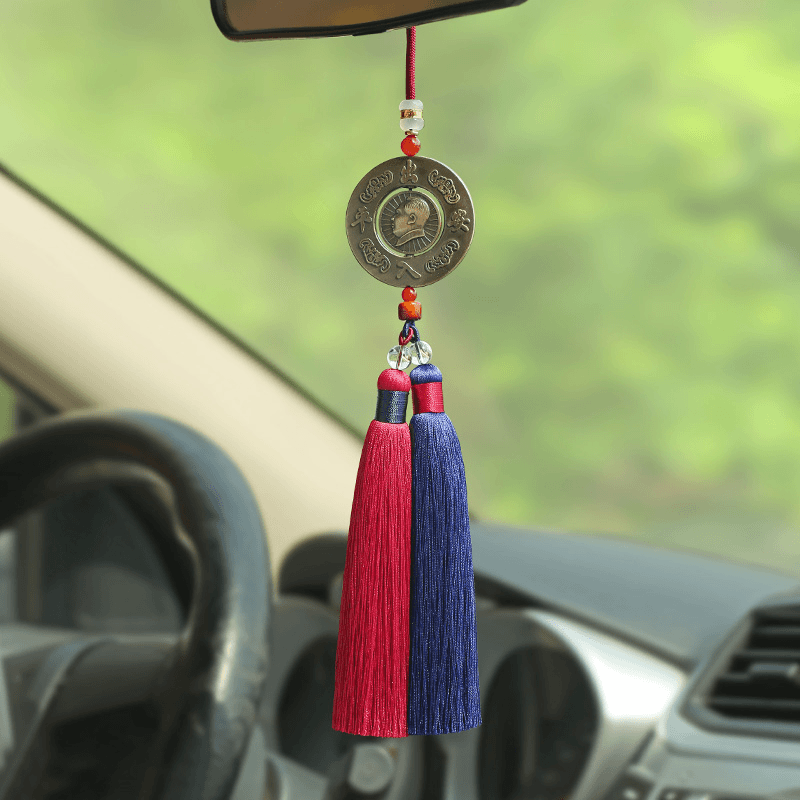 梵如毛主席汽车挂件挂饰创意头像平安男女车饰品后视镜装饰品