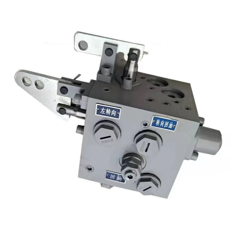 沃得锐龙收割机配件 卸粮4孔阀 原厂多路电磁阀 高位转向多路阀