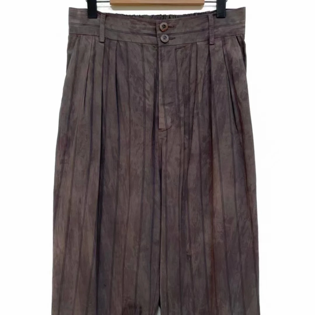 左岸迷香9034泥色裤子LXL