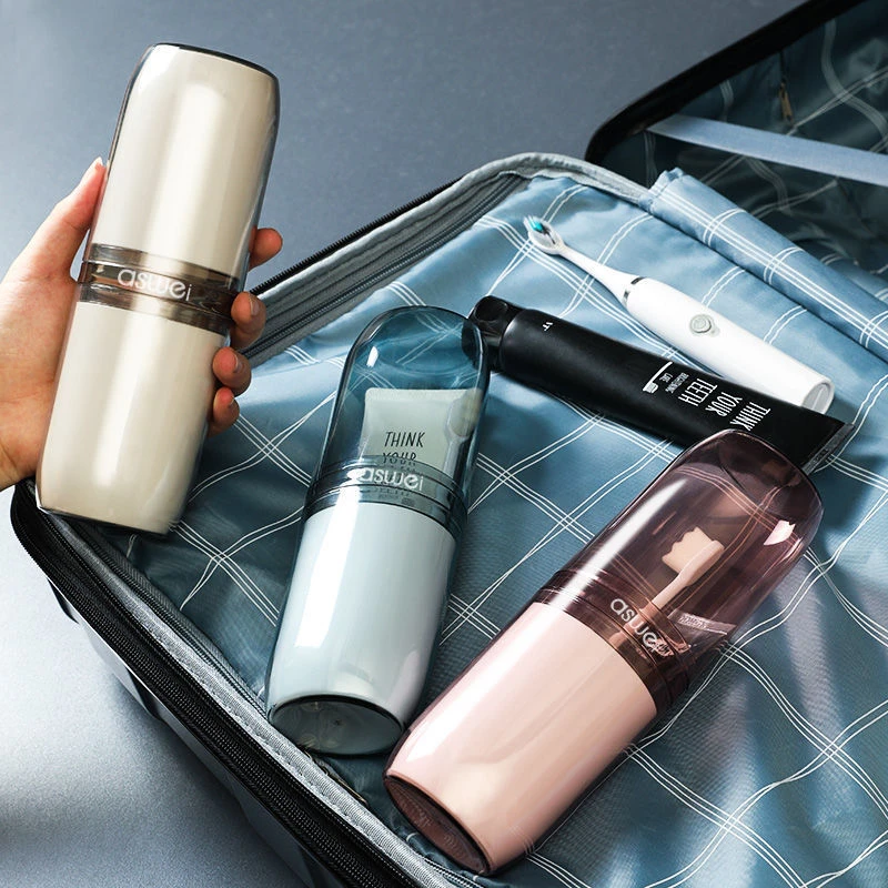 厨潮流旅行牙刷收纳盒便携式牙刷杯牙膏牙缸洗漱杯出差牙刷盒