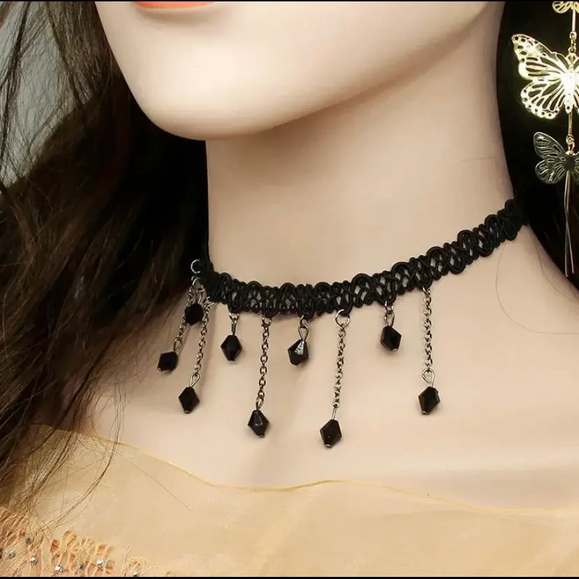 浪苑怡精选时尚百搭蕾丝脖领结