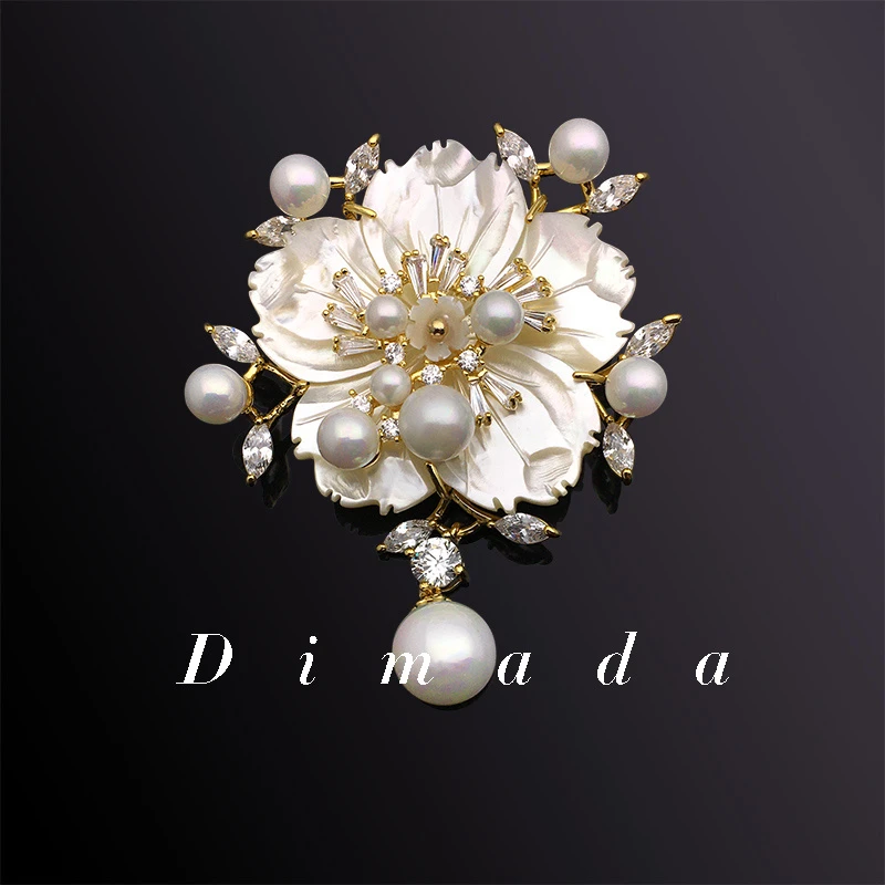 D.M.D/迪曼达 合金胸针 23樱花胸花别针女高档配饰百搭气质网红款