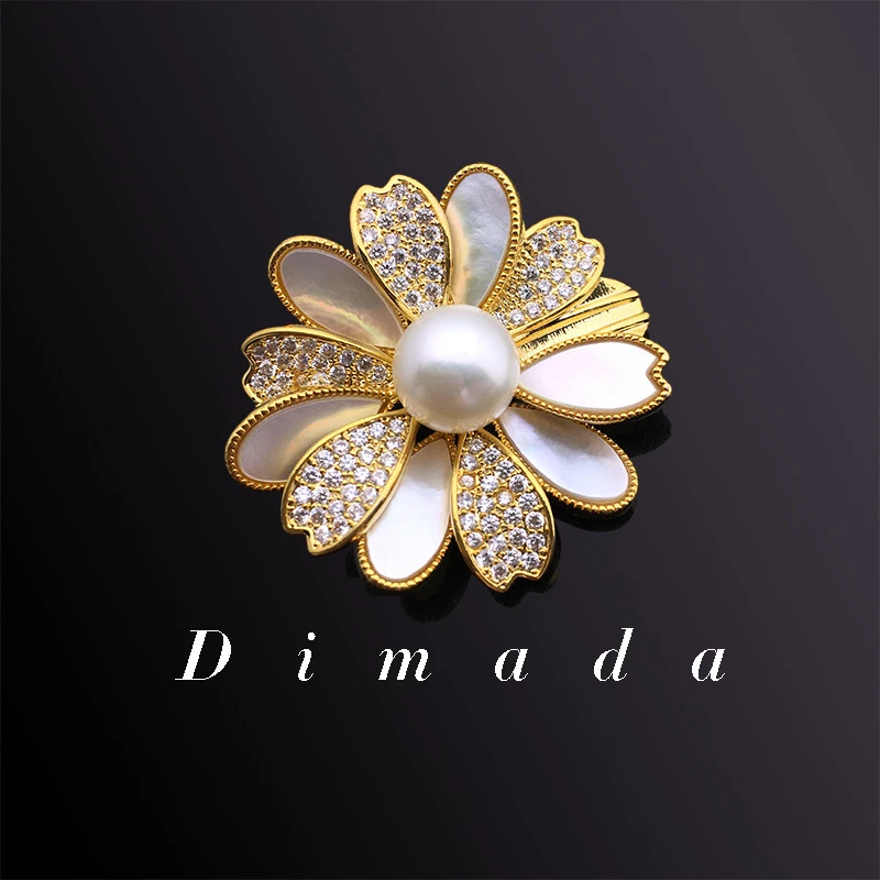D.M.D/迪曼达 合金胸针 d86立体樱花胸针胸花女设计感网红气质