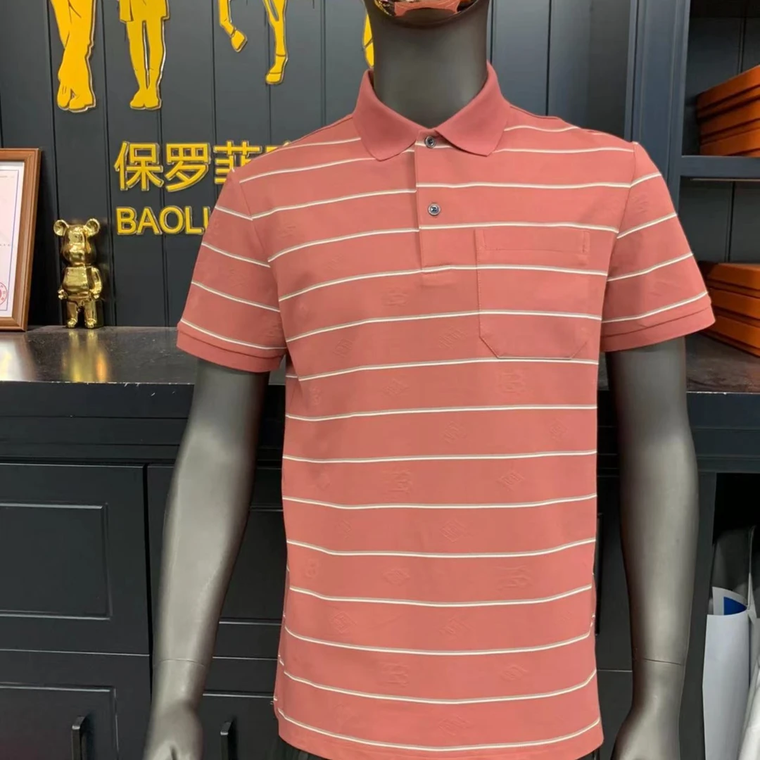 BAOLUOFEIMILI/保罗菲蜜丽2380款时尚条纹POLO衫