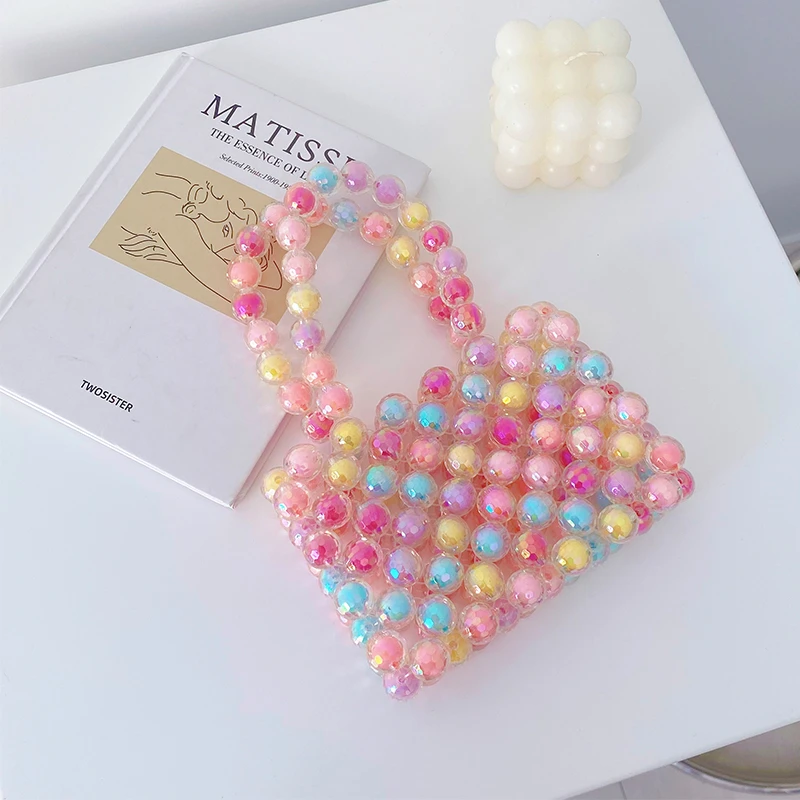 手工编织包包串珠手工diy材料包自制作小红书同款亚克力珠子包包