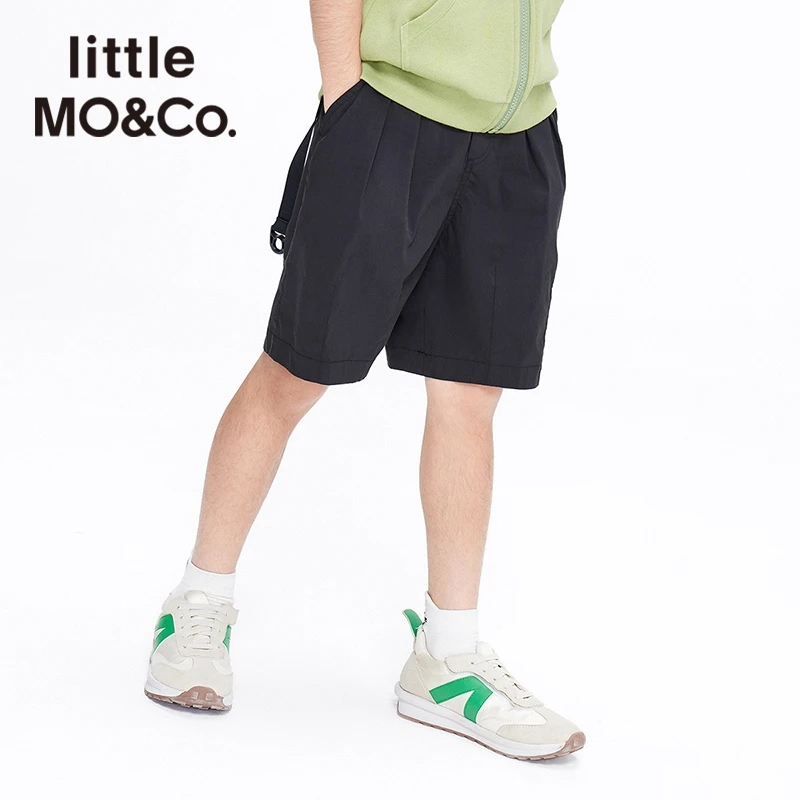 littlemoco童装夏装新款男童百搭儿童休闲短裤子#薄款KBB2SOT023