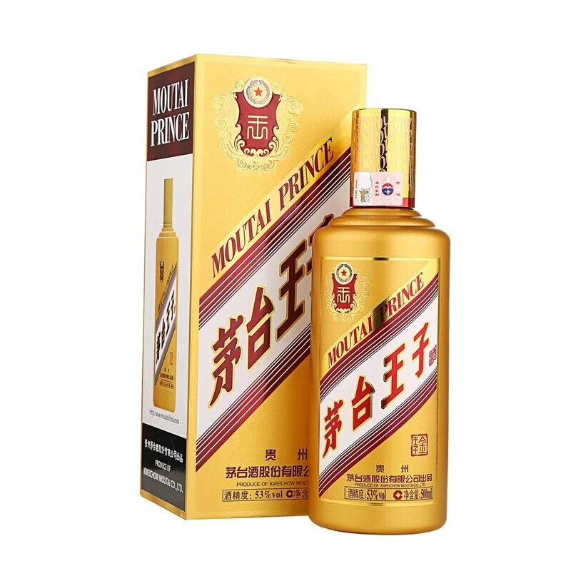 MOUTAI/茅台王子酒 金王子 酱香型白酒  53度500ml*1瓶